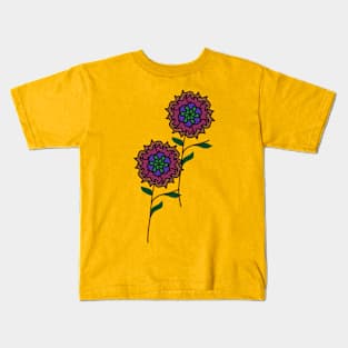 FLowers art Kids T-Shirt